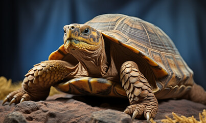Fototapeta premium Turtle Studio Shot on a Clean Background