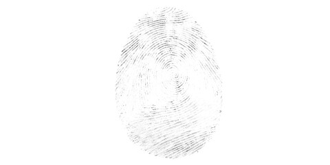 Vector fingerprints icons or thumbprint symbol isolated.