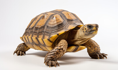 Obraz premium Tortoise Studio Shot on a Clean Background