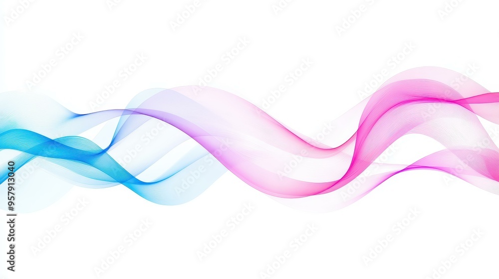 Poster experience a stunning fusion of art and tech with waves that mimic sound patterns and captivate the 