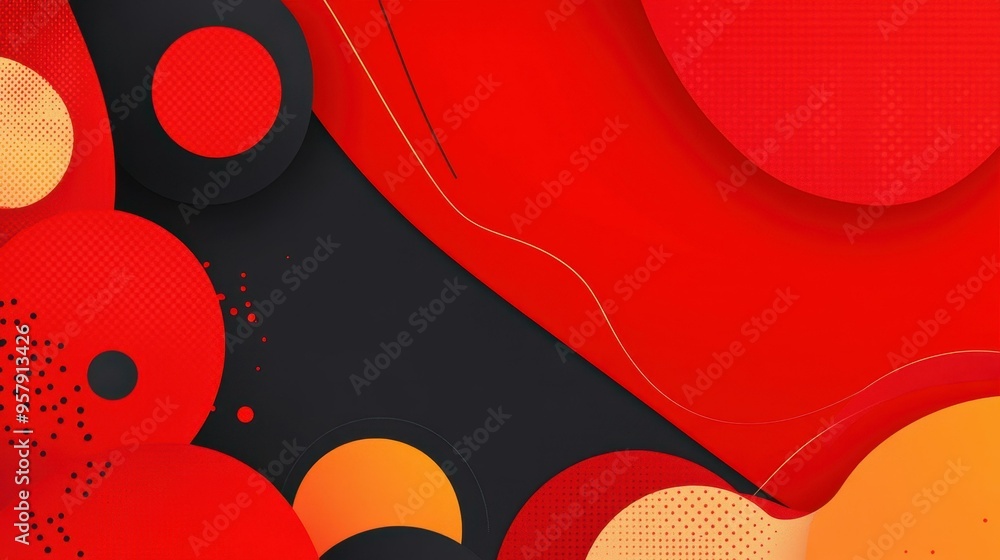 Poster explore a unique blend of abstract shapes and textures that bring a modern touch to banners and web 