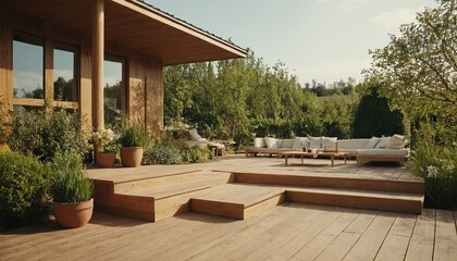 Amazing looking deck and patio of the house in US 29