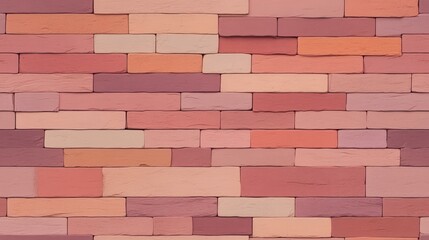 Fototapeta premium Bold and lively k brick wall texture, perfect for adding flair to your animations and creative designs.