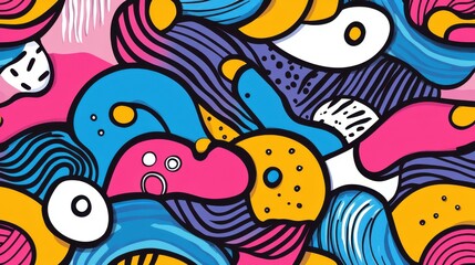 Discover the allure of African culture through this vibrant pastel pattern, ideal for enhancing your fashion and decor designs.