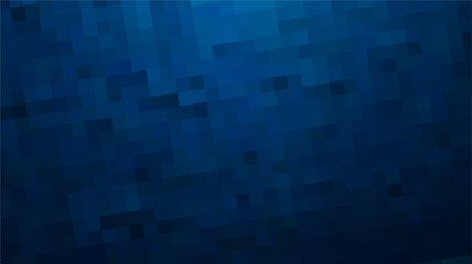 Gradient blue background. Geometric texture of light-dark blue squares. The substrate for branding, calendar, postcard, screensaver, poster, cover. A place for your design or text. Vector illustration