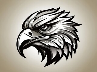 Obraz premium american bald eagle,Eagle Captured In Direct View Feathers Peaking