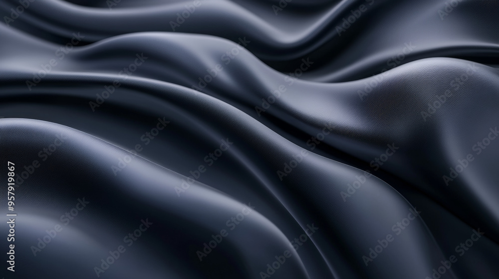 Poster a 3d render showcasing swirl curve wavy backgrounds in a trendy, minimal, and clean design. the abst