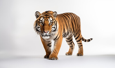 Obraz premium Tiger Studio Shot on a Clean Background