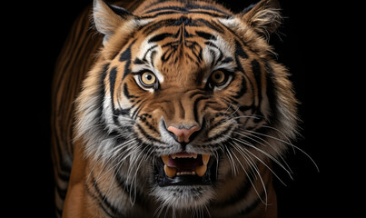 Fototapeta premium Tiger Studio Shot on a Clean Background