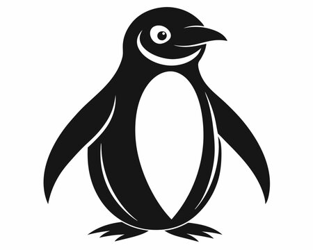 recommend clip art: Penguin black silhouette vector,penguin silhouette vector illustration