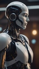 Fototapeta premium Advanced Male AI Robot