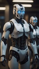 Fototapeta premium Advanced Male AI Robot