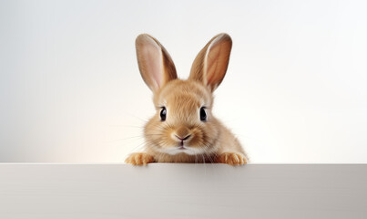 Rabbit Studio Shot on a Clean Background