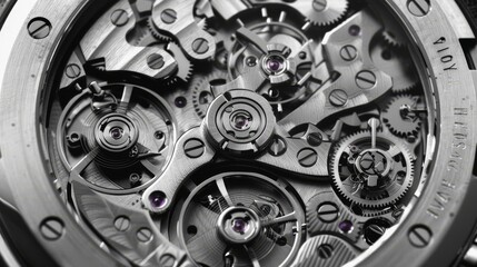 Exploring the intricate details of watch mechanisms  a close up look at timekeeping precision