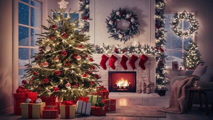 Merry Christmas Design Background