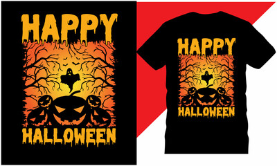 Happy Halloween tshirt design, printable t shirt design, High quality tshirt design, Halloween t shirt, Original Vector illustration for t-shirt design, Best Halloween t shirt designs, Creative design