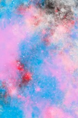 Space and the universe in this image represent beauty, mystery, and brightness