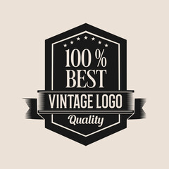 Vintage Badge Logo Premium Quality Sale Artwork Design