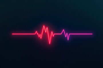 Pulse icon on dark background