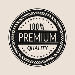 Fototapeta premium Vintage Badge Logo Premium Quality Sale Artwork Design