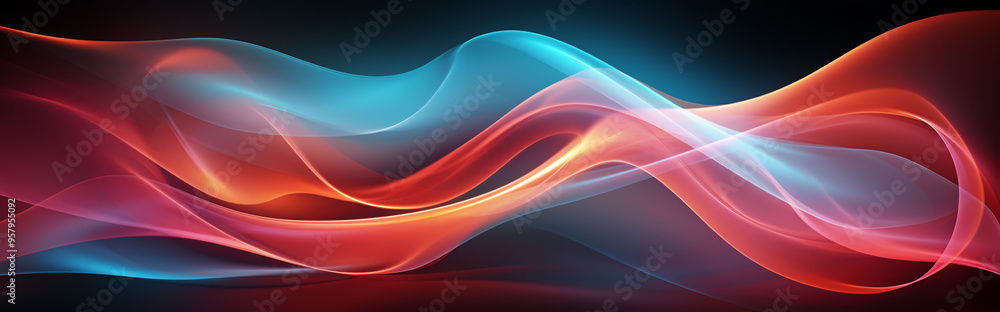 Wall mural abstract gradation violet color background template with fluid style