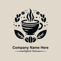 coffee shop logo vector