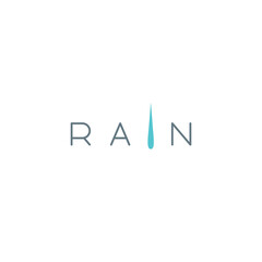 Rain Logo Vector Illustration. Rain Icon