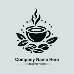 coffee shop logo vector
