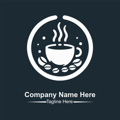 coffee shop logo vector