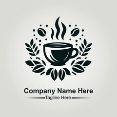 coffee shop logo vector