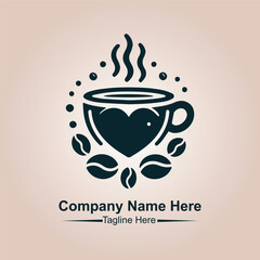 coffee shop logo vector