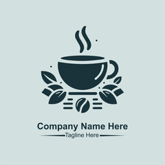 coffee shop logo vector