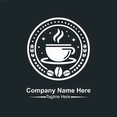 coffee shop logo vector