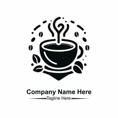 coffee shop logo vector