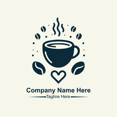coffee shop logo vector