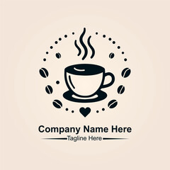 coffee shop logo vector