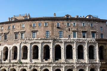 Fototapeta premium Details from theater Marcello, Rome