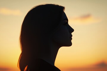 silhouette of a person