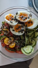 Healthy homemade salad