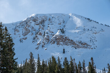Back country terrain at Alta Ski Resort, Alta, UT, USA, February 4, 2023