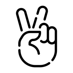 Fototapeta premium Peace sign icon