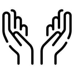 Prayer hands icon