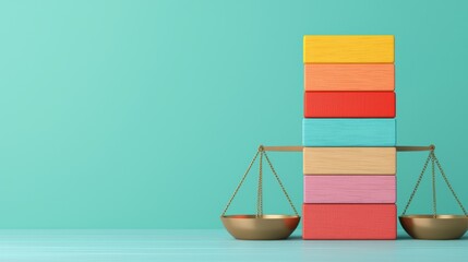 Wealth Management Concept with Hedge Fund Strategies Balancing on Scales -