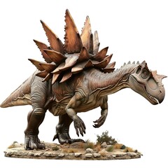 Fototapeta premium Collection of PNG. Stegosaurus isolated 