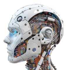 Fototapeta premium Big data and artificial intelligence concept. 