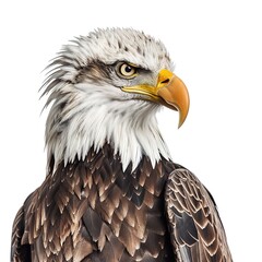 Obraz premium Majestic Eagle Isolated on Transparent Background