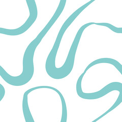 Seamless abstract pattern with squiggles and scribbles. Weaved curved lines. Chaotic ink scribbles decorative texture. Messy doodles, wavy and curly lines.