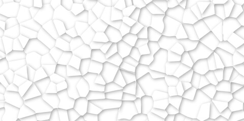 Obraz premium Abstract geometric background with black stained broken glass texture. seamless distressed mosaic pattern and decorative retro illustration design.
