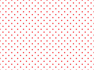 赤と白のドット柄（水玉模様）の背景（壁紙）