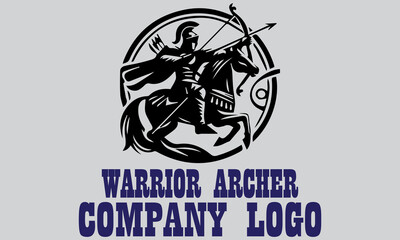 Black archer powerfully rides horse wielding bow, great for historical or fantasy designs, gaming purposes, and dynamic action illustrations